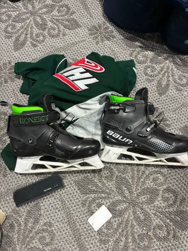 2022 Bauer Konekt Hockey Goalie Skates Regular Width 9 (Used)
