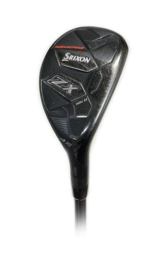 Srixon ZX MKII 22* 4 Hybrid/Rescue Graphite Hzrdus Smoke RDX 80 Stiff Flex