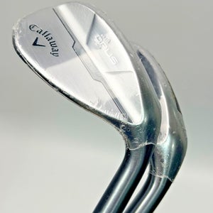 Callaway New Opus Brushed Chrome Wedge Set 50 & 54 S Grind Dynamic Gold 115g