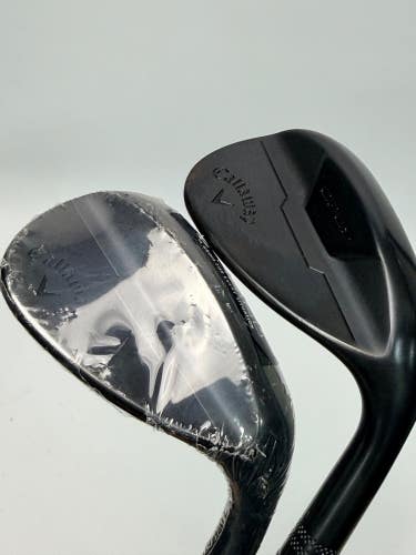 Callaway Opus New Black Shadow Wedge Set 52 56 S Grind Dynamic Gold 115g