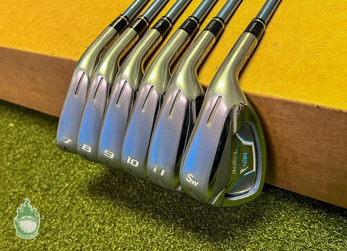 Used RH Honma Bezeal 535 Irons 7-11/SW 43g Ladies Flex Graphite Golf Club Set
