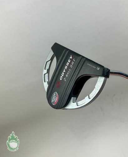 Used Right Handed Odyssey White Steel 2-Ball SRT 35" Putter Steel Golf Club