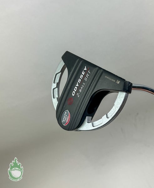 Used Right Handed Odyssey White Steel 2-Ball SRT 35" Putter Steel Golf Club
