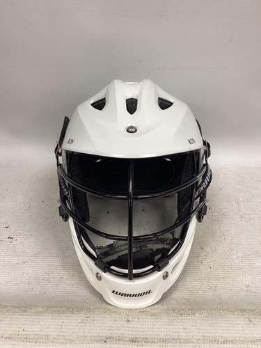 Used Warrior BURN JR Lacrosse Helmet White One Size 11851-S000041686