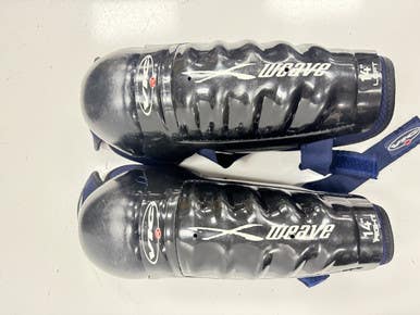 Used Vic 350 Senior Shin Guards Black 14" 11860-S000303003