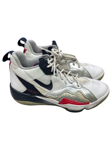 Used Nike CK9183-101 SHOE Basketball Shoes M White/Red/Navy Senior 8.5 11862-S000092109