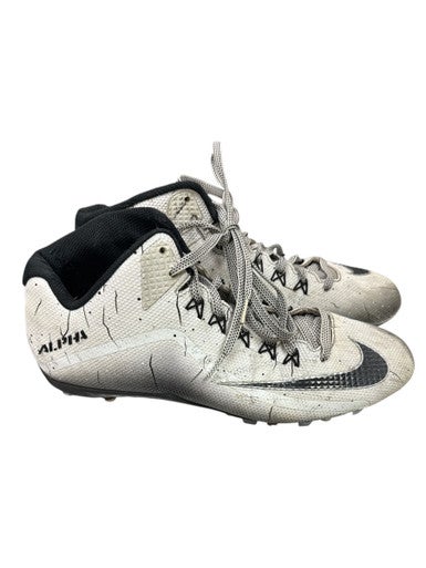 Used Nike 719927-100 Adult FB Cleats White Senior 12.5 11862-S000092114