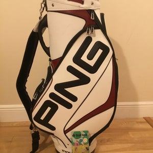 Ping Staff Golf Bag with 6-way Dividers & Rain Cover