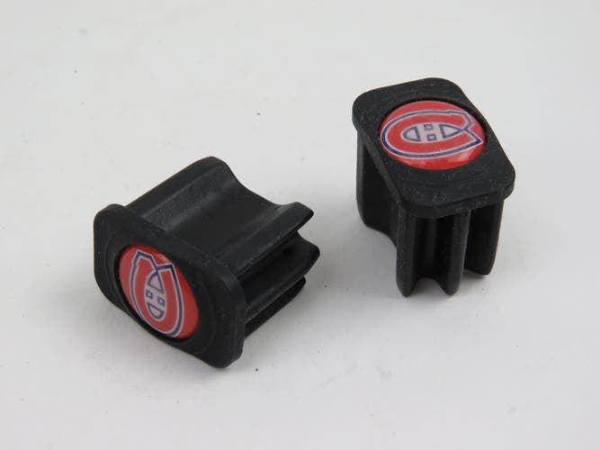 Montreal Canadiens NHL Team Issued Pro Stock Hockey Stick End Cap (1 pair)