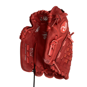 Used Rawlings HIGHLIGHT SERIES BB/SB Glove RH Throw Red 10 1/2" 11613-S000174810