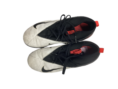 Used Nike PHANTOM SN Soccer Indoor Shoes Black And White Junior 04.5 11613-S000174803