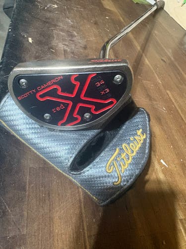 Black Unisex Titleist Scotty Cameron Mallet Right Handed Putter 34" (Used)