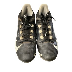 Used Nike ALPHA Adult FB Cleats Black Senior 11 11760-S000086134