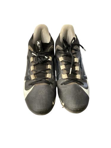Used Nike ALPHA Adult FB Cleats Black Senior 11 11760-S000086134