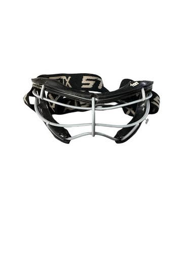 Used STX 4SIGHT +S GOGGLE Lacrosse Facial Protect Black Junior 11760-S000086133