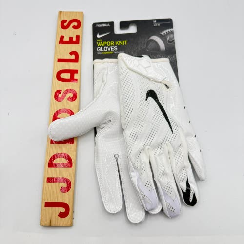 Nike Vapor Knit NFL Football Gloves Magnigrip Grip CJ9343-102 White Men's Sz M

New With Tags
