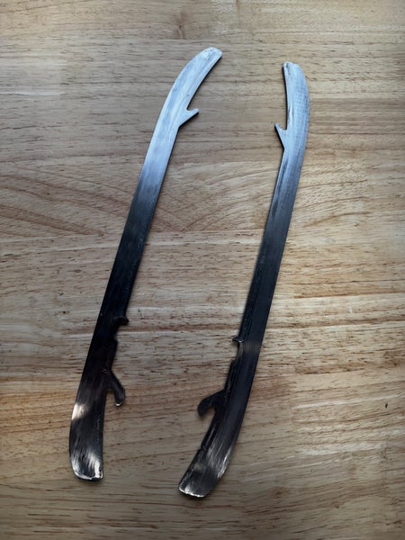 NHL Pro Stock Game Used Bauer LS3 296mm Skate Blades / Runners