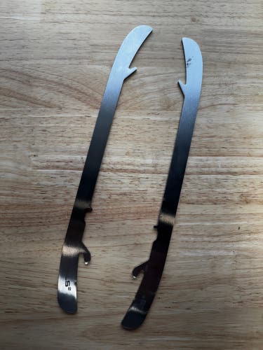 NHL Pro Stock Game Used Bauer LS2 296mm Skate Blades / Runners