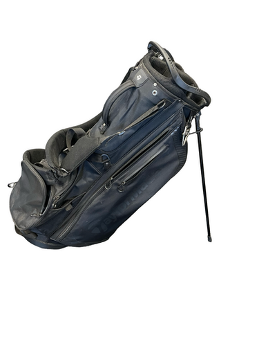 Used Taylormade 8 WAY STAND BAG Mens Stand Bag Black 11682-S000124784