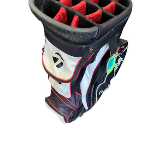 Used Taylormade 14 WAY CART BAG Mens Cart Bag Black 11682-S000124908