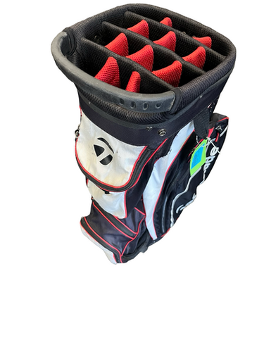 Used Taylormade 14 WAY CART BAG Mens Cart Bag Black 11682-S000124908