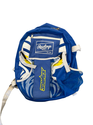 Used Rawlings SAVAGE BB/SB Player Backpack Royal Blue 11682-S000124910
