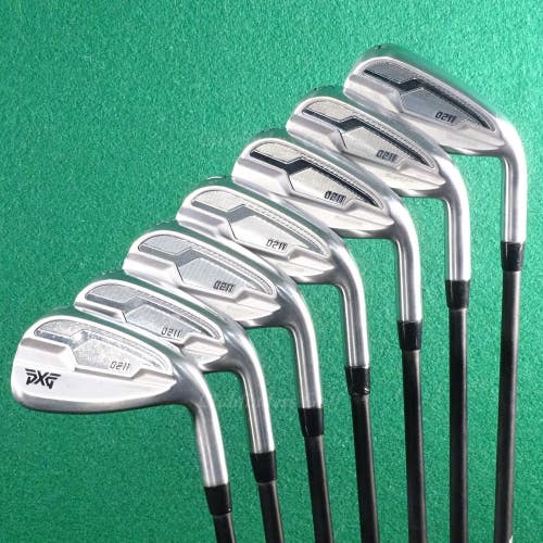 PXG 0211 DualCOR 2021 4-PW Iron Set MMT Type-304SS 80/S Graphite Stiff