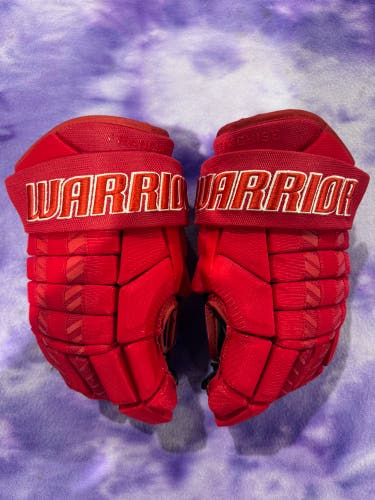 Red Senior Warrior Franchise Gloves 14" (Used)