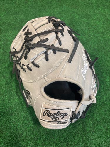 Gray & Black Rawlings Heart of the Hide (PRORDCTU-10G) LH First Base Baseball Glove 12.25" (New)