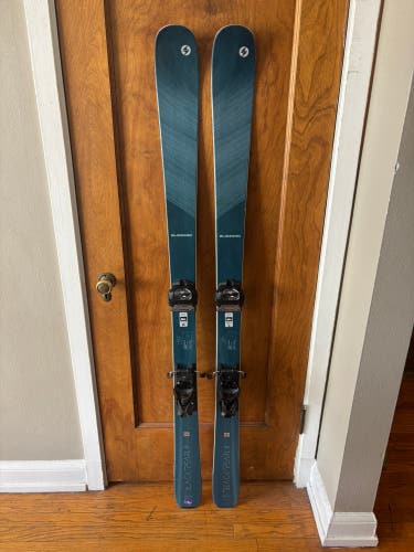Blizzard Black Pearl 82 166cm with Tyrolia Attack 13 Bindings