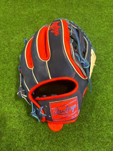 Blue & Red Rawlings Heart of the Hide (PROR315-6SR) RH Infield Baseball Glove 11.75" (New)