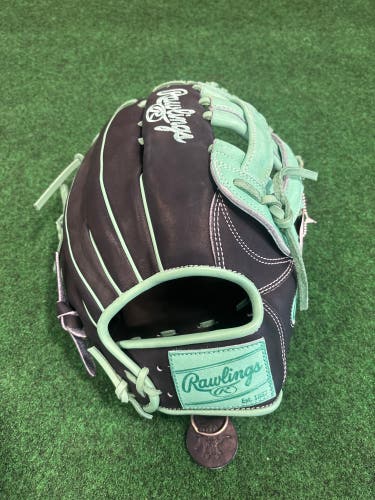 Black & Green Rawlings Heart of the Hide (PRORAJ99N) RH Outfield Baseball Glove 12.75" (New)
