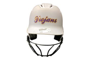 Used Evoshield HELMET Batting Helmet w/Mask White One Size 11846-S000098863