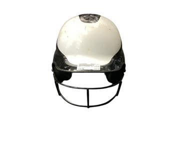 Used RIP-IT SOFTBALL BATTING HELMET Batting Helmet w/Mask White One Size 11846-S000098862