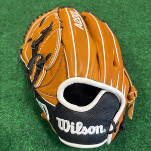 Brown & Black Wilson A2000 SA12 LH Pitcher's Baseball Glove 12" (New)
