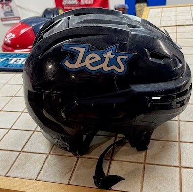 Winnipeg Jets Game-Used Bauer Re-Akt #5 Hockey Helmet Pro Stock