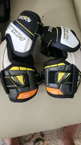 Senior Large CCM Super Tacks AS1 Elbow Pads 12" Junior USED FREE SHIPPING IN USA!