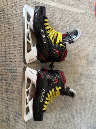 2017 Bauer Vapor 1X Pro Hockey Goalie Skates Regular Width 7 (Used)