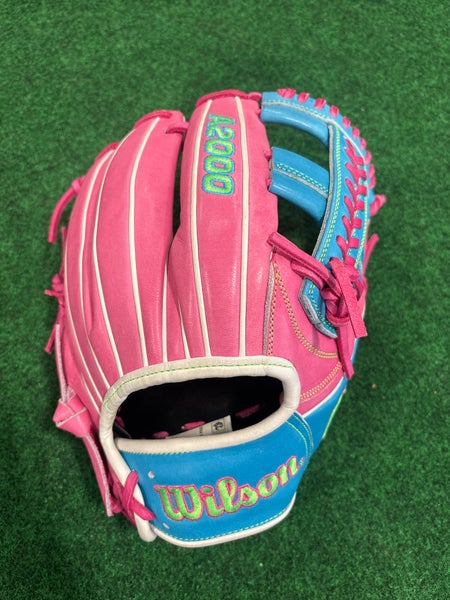 Pink & Blue Wilson A2000 1785 RH Infield Baseball Glove 11.75" (New)