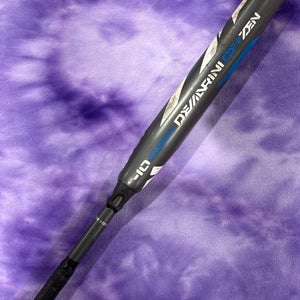 Gray 2019 DeMarini CF Zen Composite Bat (-10) Composite 23 oz 33" (Used)