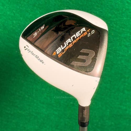 TaylorMade Burner Superfast 2.0 Fairway 15 3 Wood REAX 4.8 Graphite Seniors
