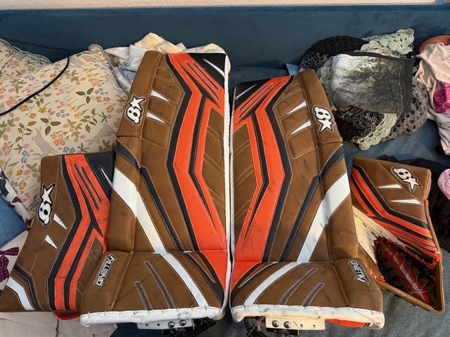 34"+2 Brian's G-Netik 5 Pro Regular Goalie Full Set Pro Stock (Used)