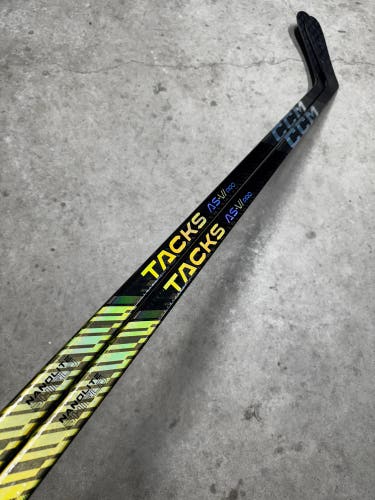 2 PACK 75 Flex Custom P29 Flat Senior CCM Tacks AS-VI Pro Left Hand Hockey Stick Pro Stock NHL (New)