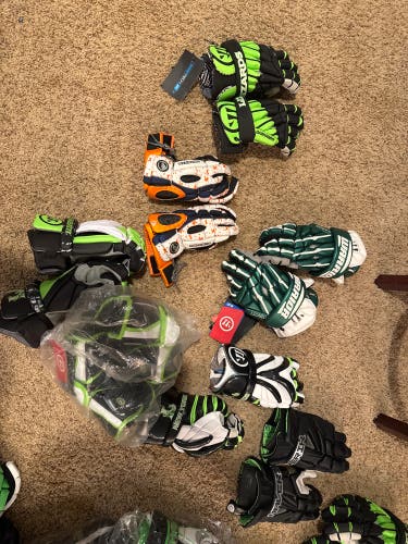 Warrior and Maverick Lacrosse Gloves