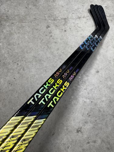3 PACK 75 Flex Custom P29 Flat Senior CCM Tacks AS-VI Pro Left Hand Hockey Stick Pro Stock NHL (New)