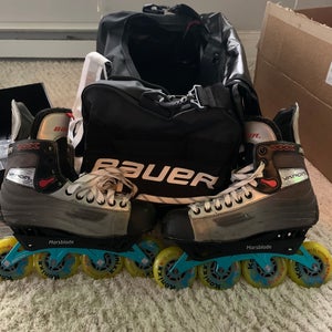 Bauer vapor xxx skate with marsblade R1 roller chassis
