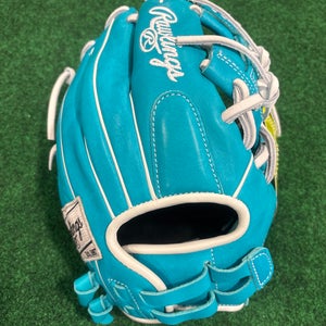 Teal Rawlings Heart of The Hide (PROR115SB-2TE) RH Infield Softball Glove 11.5" (New)