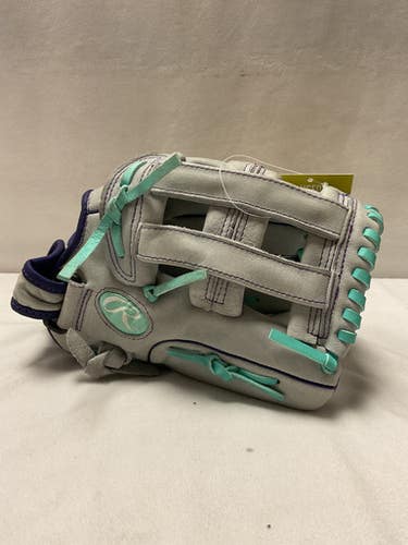 Used Rawlings WFP115MT RH Throw Fastpitch Gloves Black 11 1/2" 11490-S000268025