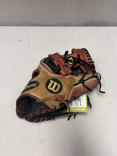 Used Wilson A2K DAT DUDE GM BB/SB Glove RH Throw Tan 11 1/2" 11490-S000268010