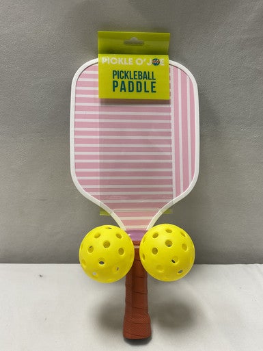 Used PICKLE O JOE PADDLE 2 BALLS Pickleball Racquet Pink 11490-S000267951